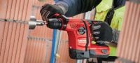 TE 6-A22 Cordless rotary hammer Powerful D-grip 22V cordless rotary hammer with superior concrete drilling and chipping performance Applications 3