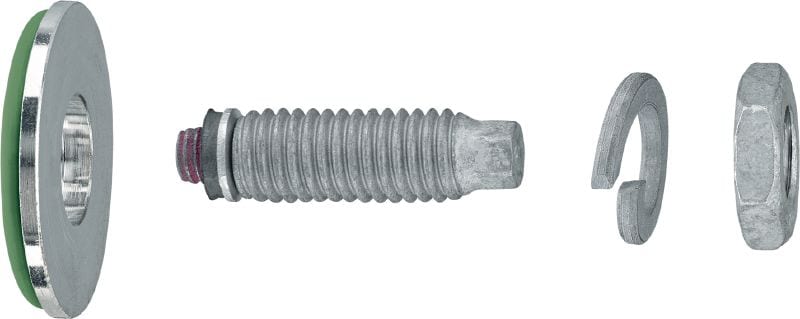 S-BT-EF HC Screw-in stud Threaded screw-in stud (carbon steel, metric thread) for electrical connections on steel in mildly corrosive environments, recommended maximal cross section of connected cable 120 mm²