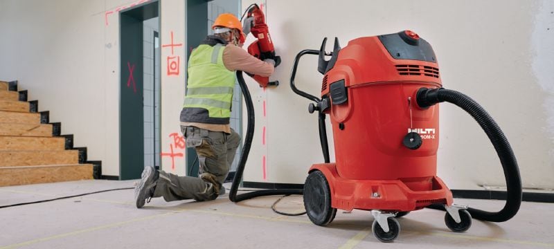 VC 60L-X L-luokan rakennusimuri Tehokas imuri sähkötyökalujen käyttöön ja työmaan siivoukseen (märkä ja kuiva), 60 litran säiliö Sovellukset 1