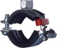 MPN-GK Quick-close pipe clamp (low friction) Ultimate galvanised slide/clamp pipe clamp with quick closure for plastic pipe applications