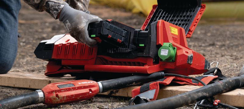 NCV tärysauva Hilti NCV 10-22 reppukäyttöisen betonitäryttimen tärysauva (Nuron-akkualusta) Sovellukset 1