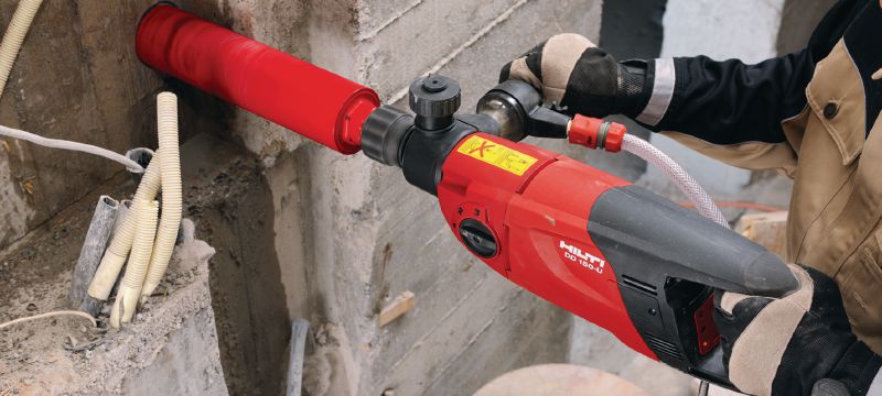 SPX-L hand-held core bit Ultimate core bit for hand-held coring in all types of concrete – for <2.5 kW tools Applications 1