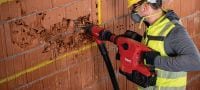 TE 500-22 SDS-Max akkutoiminen piikkausvasara Akkutoiminen SDS Max (TE-Y) -purku- ja piikkausvasara aktiivisella tärinänvaimennuksella (AVR) betonin tai muurauksen piikkaukseen (Nuron-akkualusta) Sovellukset 4