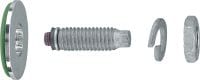 S-BT-EF HC Screw-in stud Threaded screw-in stud (carbon steel, metric thread) for electrical connections on steel in mildly corrosive environments, recommended maximal cross section of connected cable 120 mm²