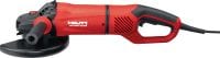 AG 230-27DB Kulmahiomakone 2700 W kulmahiomakone turvakatkaisimella, käännettävällä takakahvalla ja jarrulla, korkeintaan 230 mm laikka