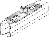 MQG-2-F Base plate Hot-dip galvanised (HDG) base plate for connecting threaded components to MQ strut channels