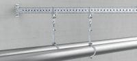 MIC-SPH Pipe hanger accessory Hot-dip galvanised (HDG) accessory attached to MI girders to support hanging pipes Applications 1