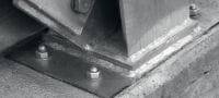 HST3 kiila-ankkuri Huippuluokan kiila-ankkuri vaativiin sovelluksiin halkeilleessa betonissa (hiiliteräs) Sovellukset 1