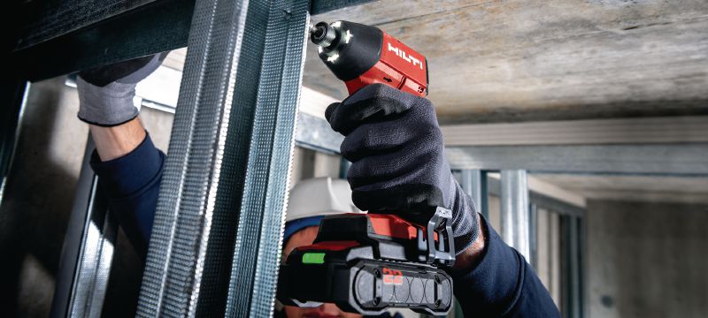SID 4-22 Cordless impact driver Compact brushless impact driver optimised for more reliable and efficient non-structural fastening in wood and metal (Nuron battery platform) Applications 1